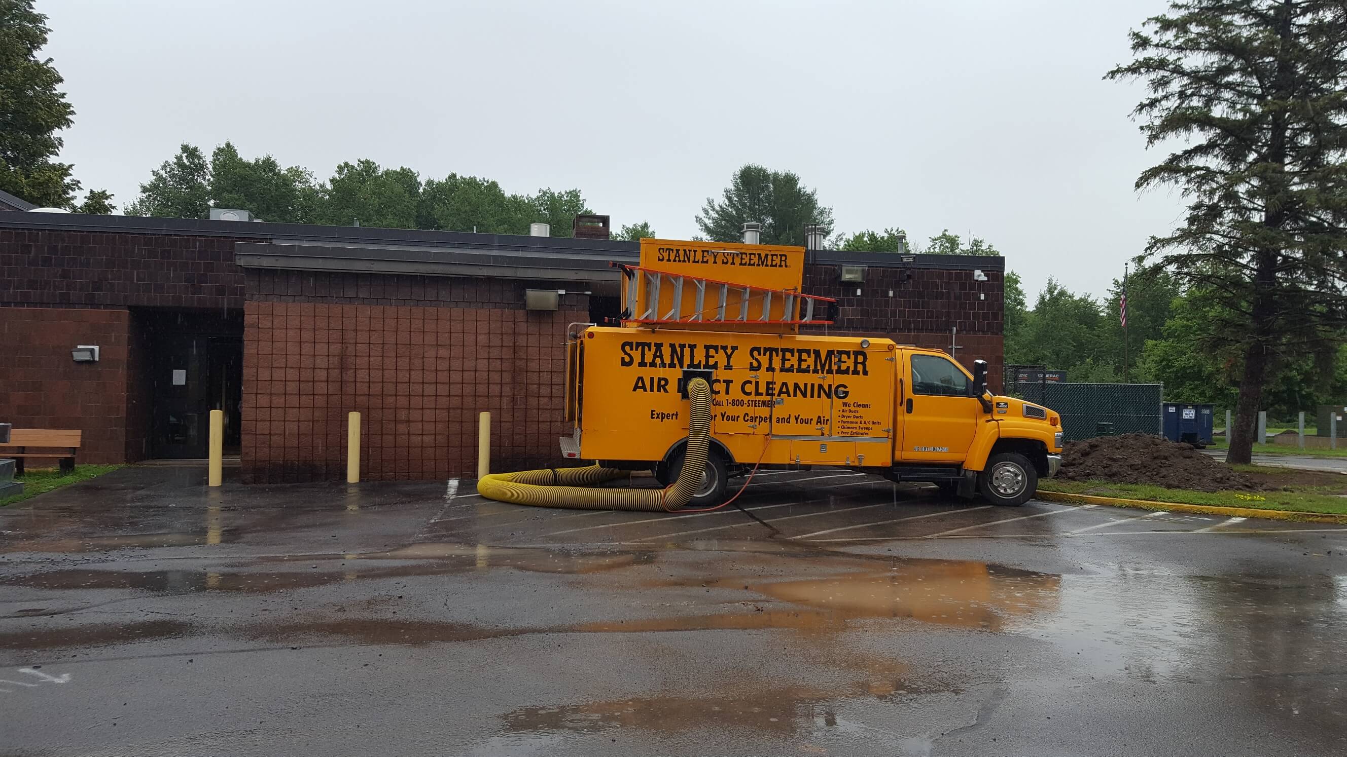 Albany,  NY Stanley Steemer van 