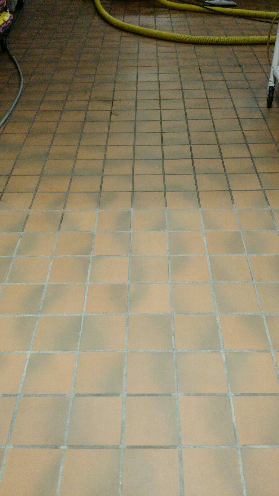 Industrial kitchen tile floor cleaning in Quincy