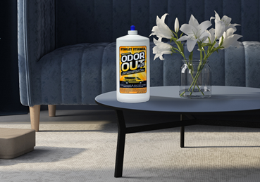 Stanley Steemer Odor Out Plus in clean living room